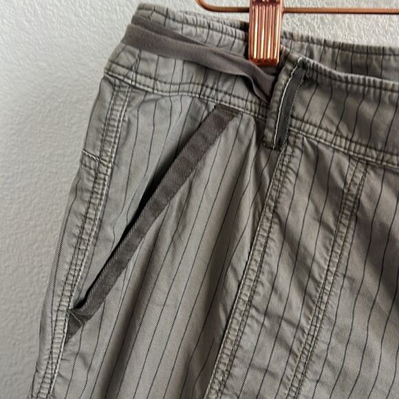 Anthropologie HEI HEI Utility Chino Pants Beachwalk Striped Tan Gray 29 - Picture 4 of 6